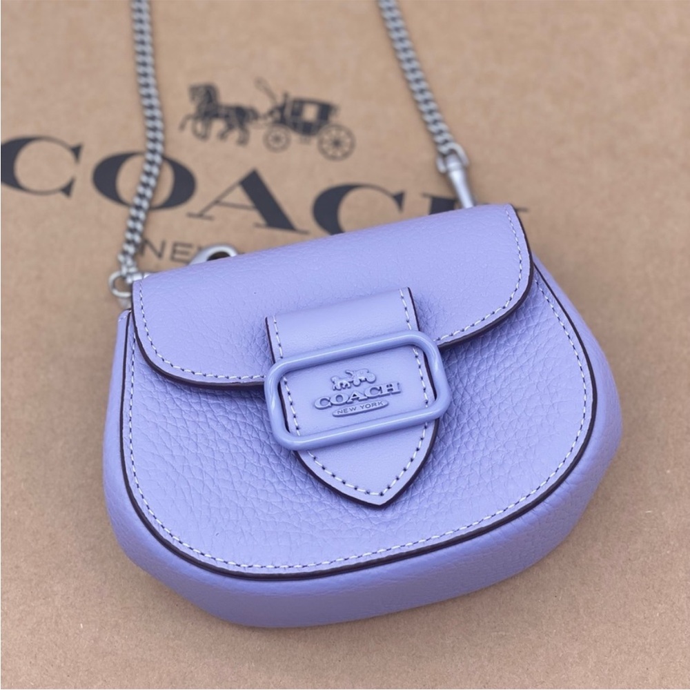 Coach Morgan Card Case On A Chain